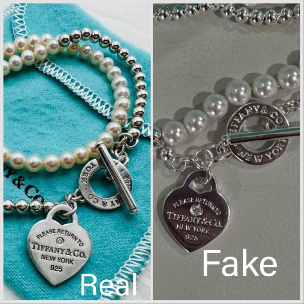 T & Co Pearl/silver wrap bracelet guide